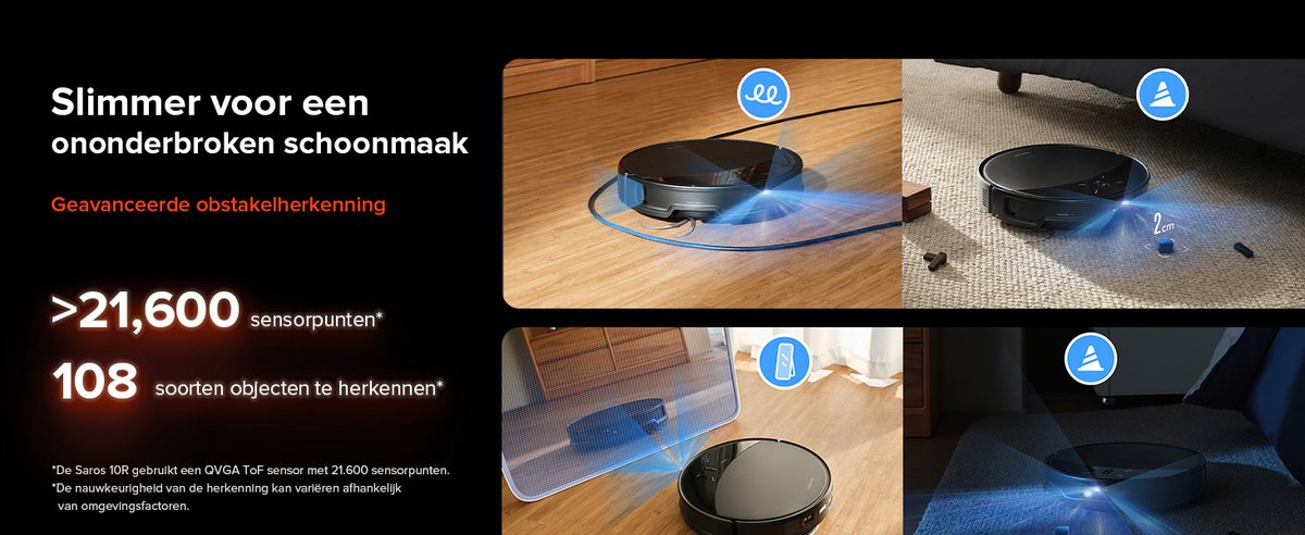 Roborock Saros 10R Robotstofzuiger