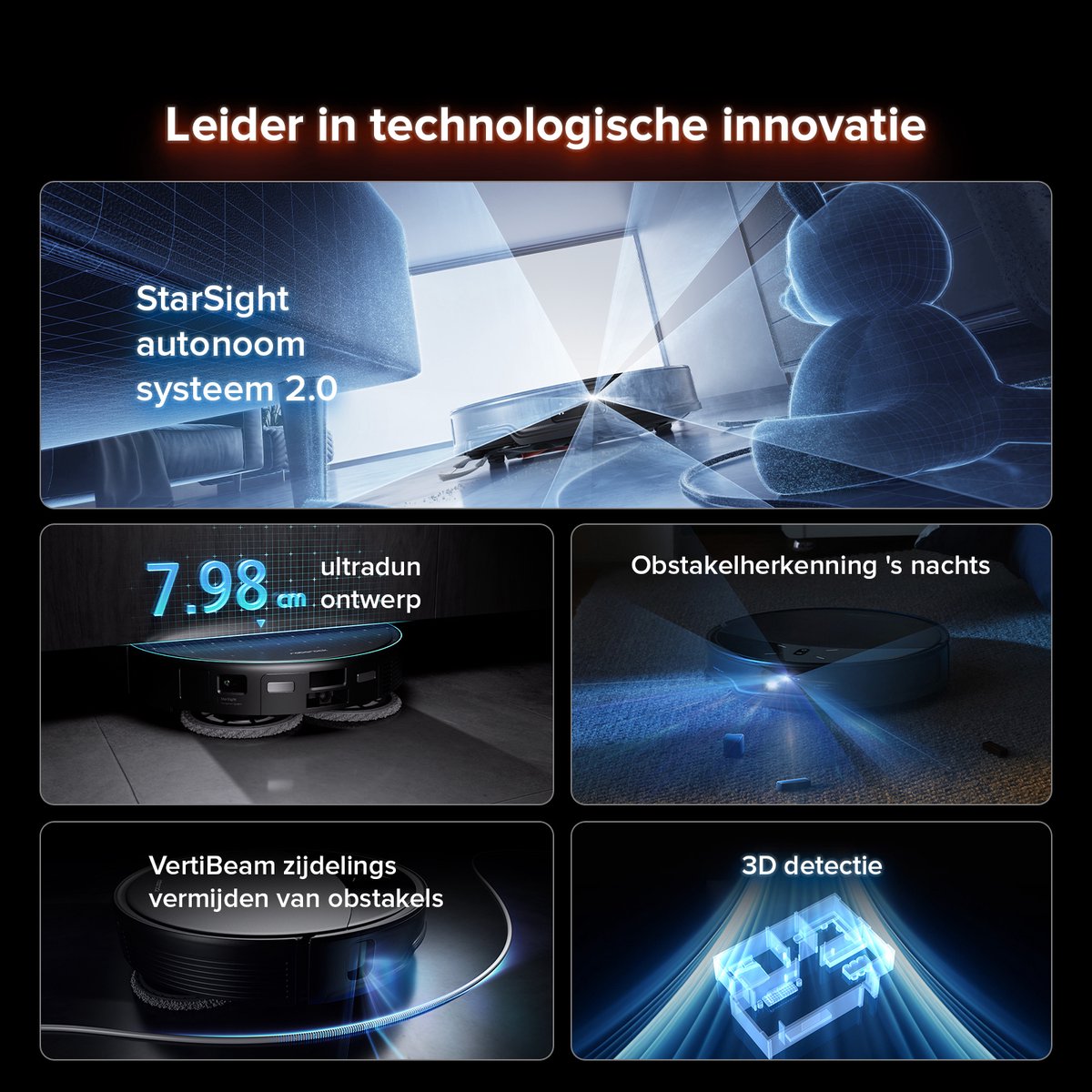 Roborock Saros 10R Robotstofzuiger