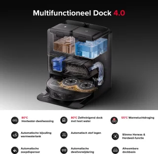 Roborock Saros Z70 Black Robotstofzuiger