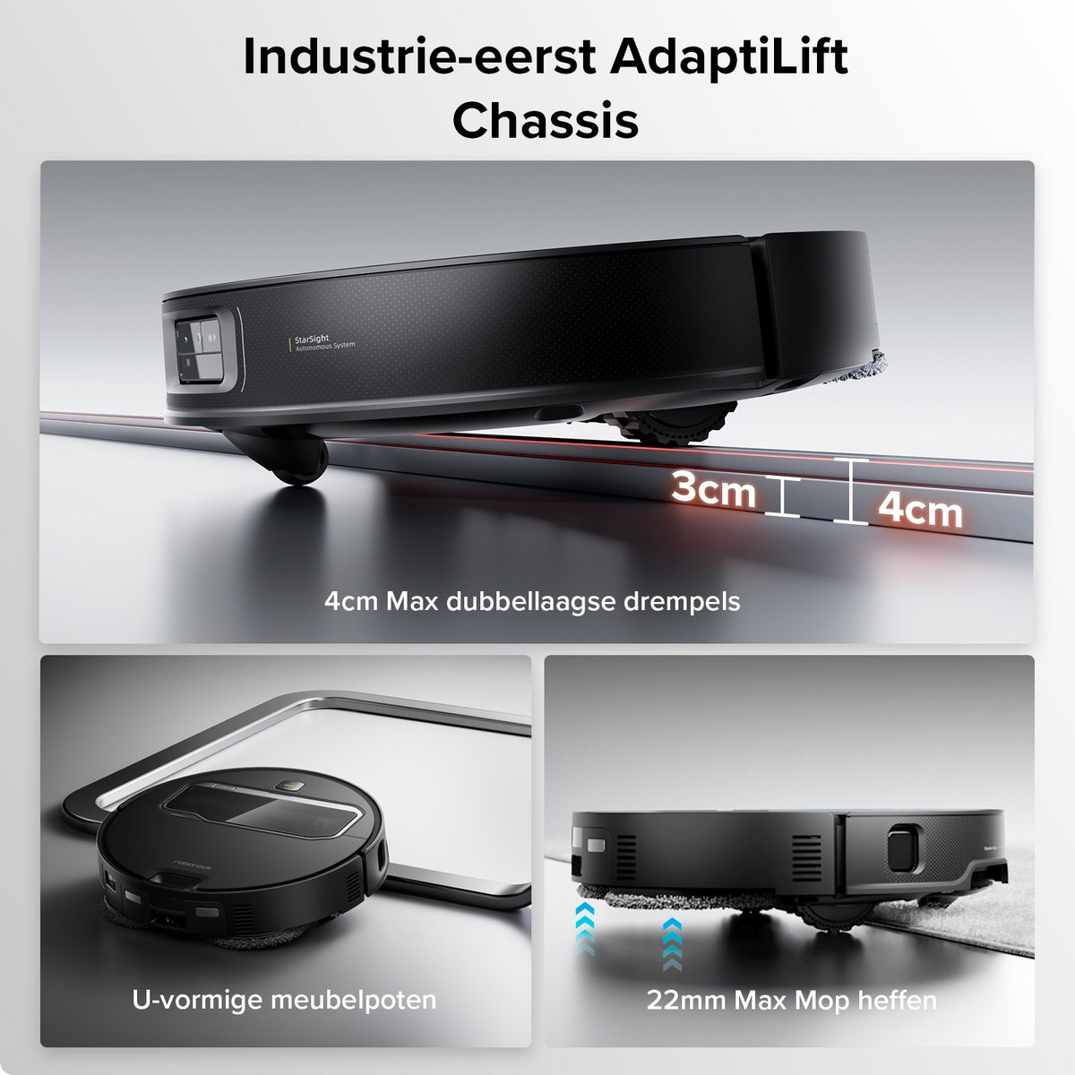 Wat vinden we goed aan de Roborock Saros Z70 Black Robotstofzuiger