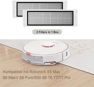 Roborock vervangingsfilters 4-pack (compatibel met S4–T7 Pro)
