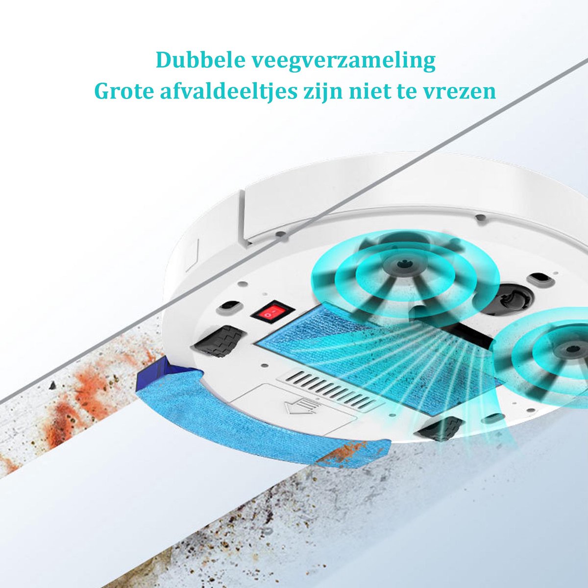 Robotstofzuiger 3-in-1 met app-bediening