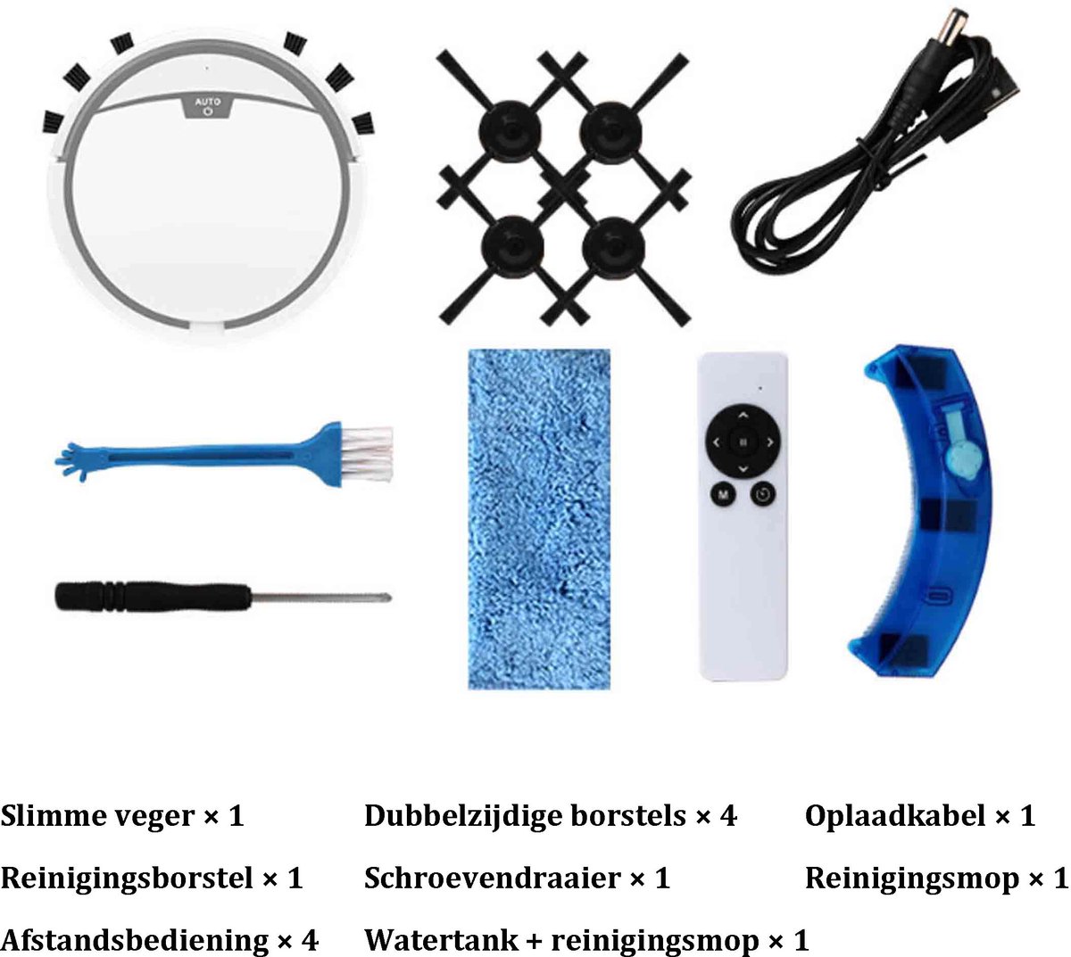Robotstofzuiger 3-in-1 met app-bediening