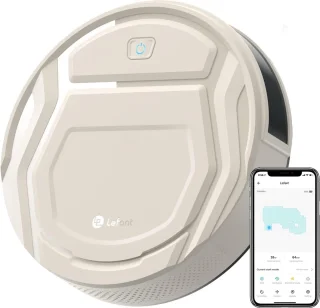 Robotstofzuiger 3.0 met Dweilfunctie en Laadstation Beige