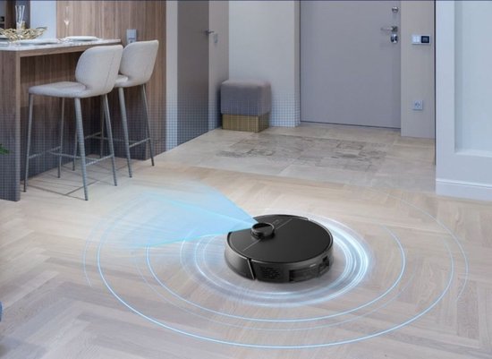 Robotstofzuiger Dweilfunctie 4000Pa met App-bediening