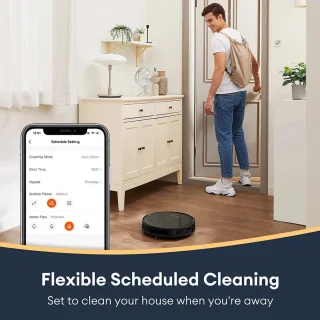 Robotstofzuiger Dweilfunctie Automatische Tapijtboost App 3000 Pa 120 Minuten