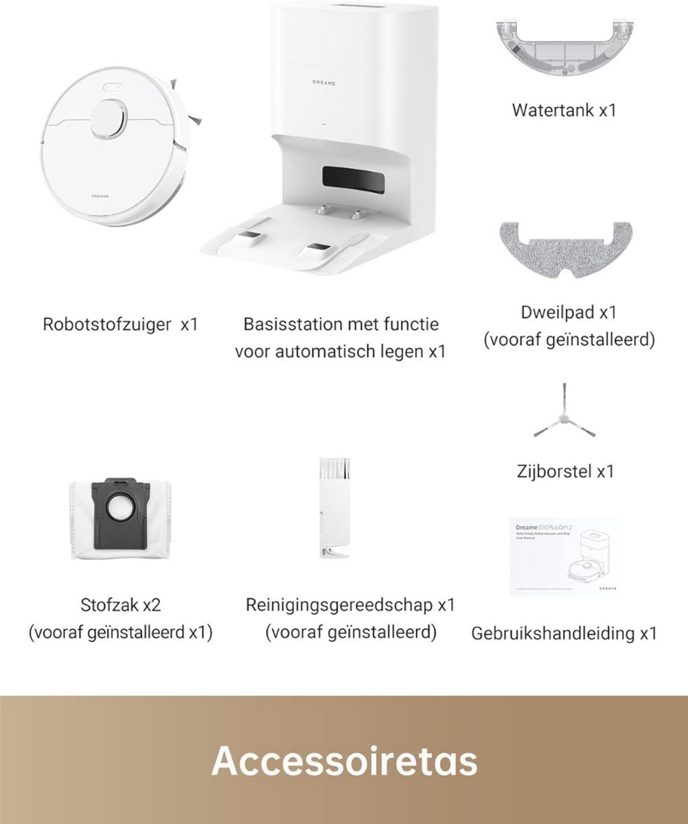 Robotstofzuiger Laadstation Wit Huisdieren