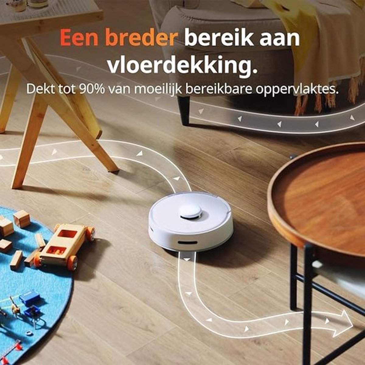 Robotstofzuiger Luxe voor Huisdieren Met App Bediening