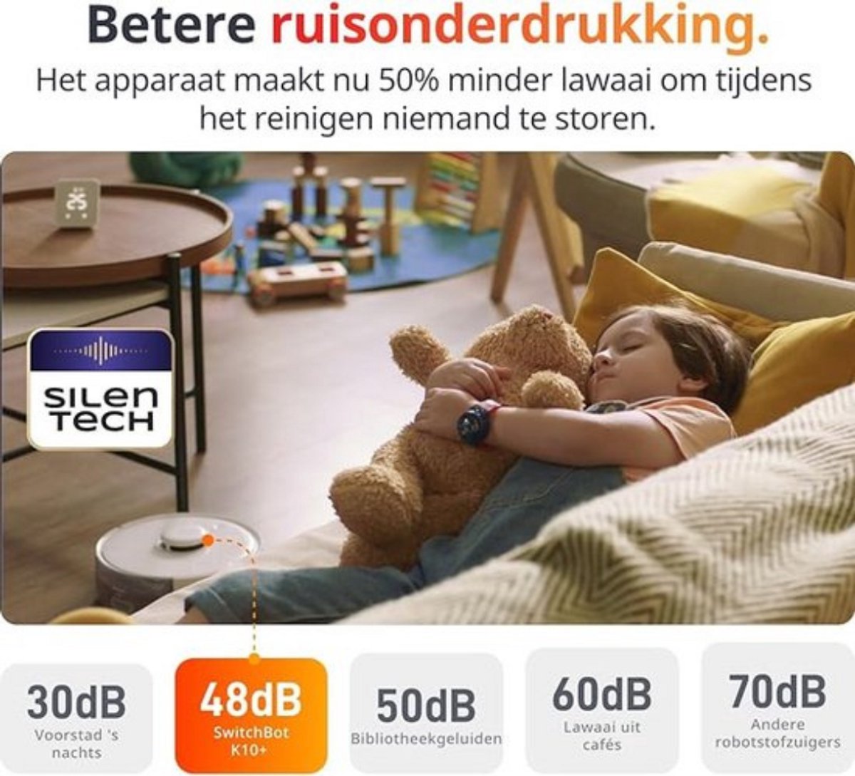 Robotstofzuiger Luxe voor Huisdieren Met App Bediening