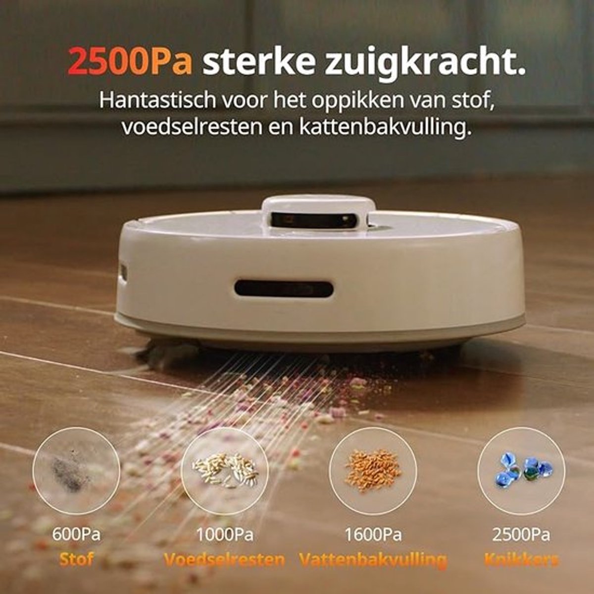 Robotstofzuiger Luxe voor Huisdieren Met App Bediening