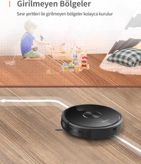 Robotstofzuiger met Dweilfunctie 3000 Pa - Compatibel Google Home Alexa
