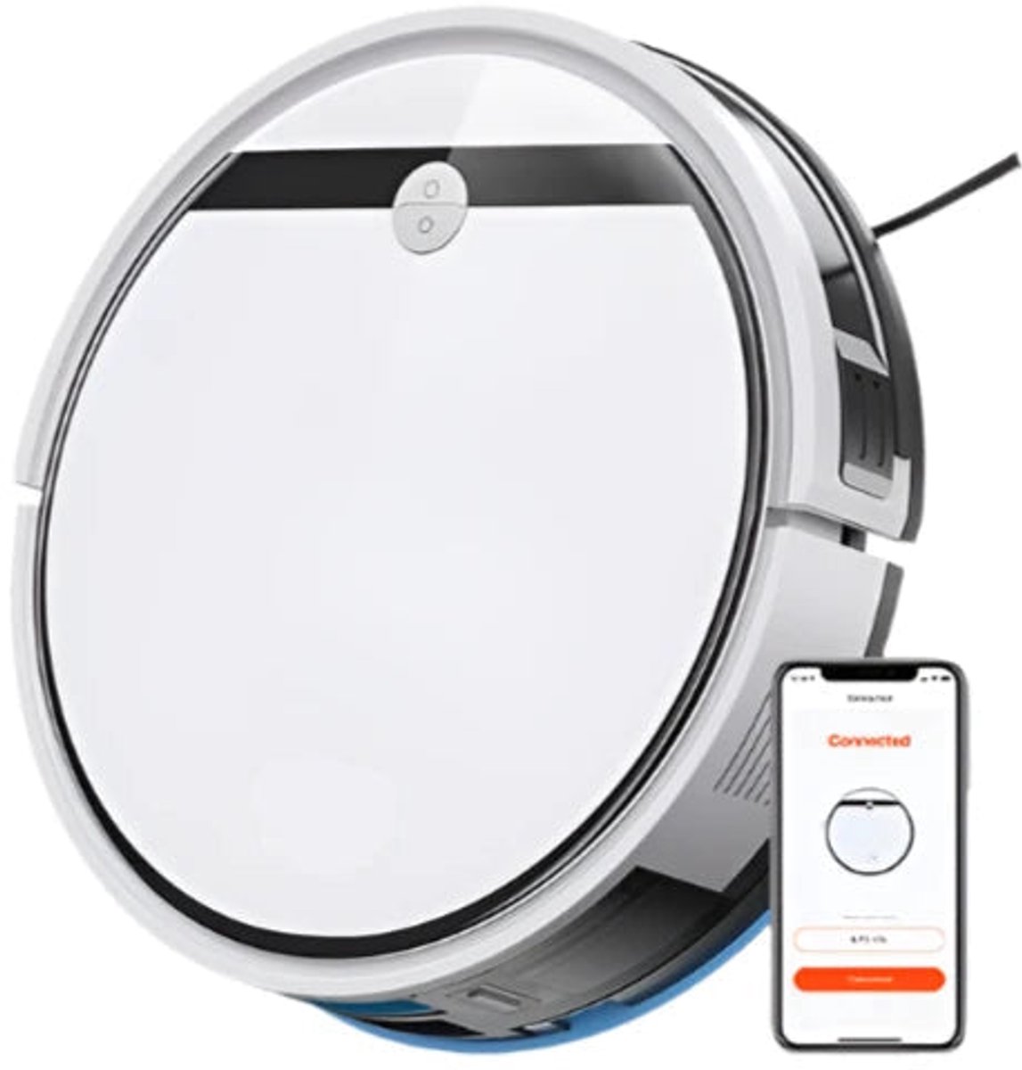 Robotstofzuiger met dweilsysteem 3000Pa WiFi Alexa Google