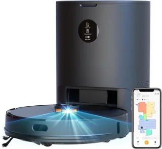 Robotstofzuiger met laadstation en appbediening
