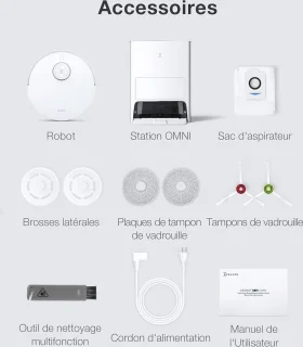 Robotstofzuiger met reinigingsstation en dweilfunctie