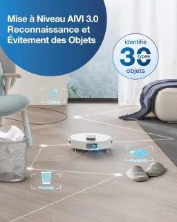 Robotstofzuiger met reinigingsstation en dweilfunctie