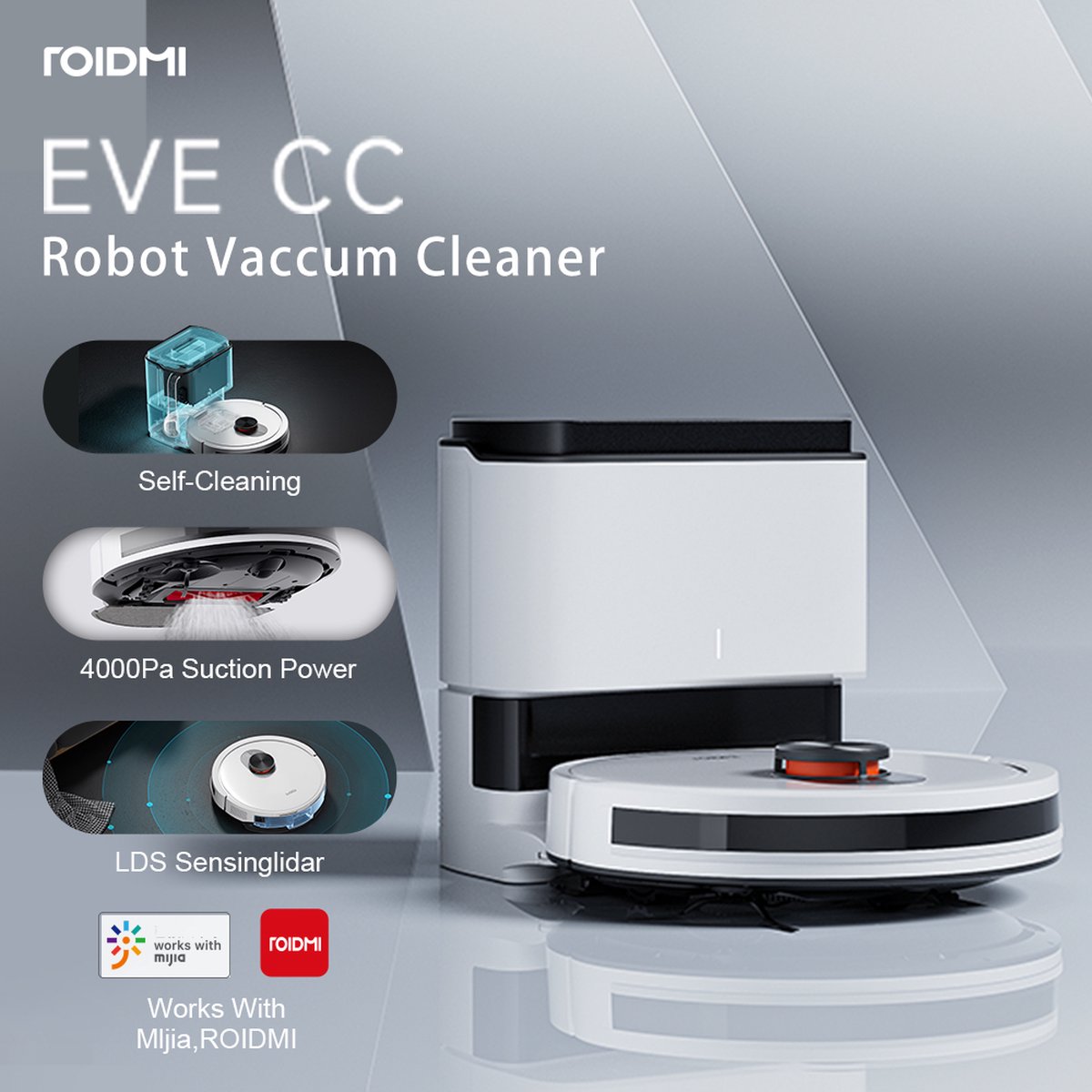 ROIDMI EVE CC Robotstofzuiger