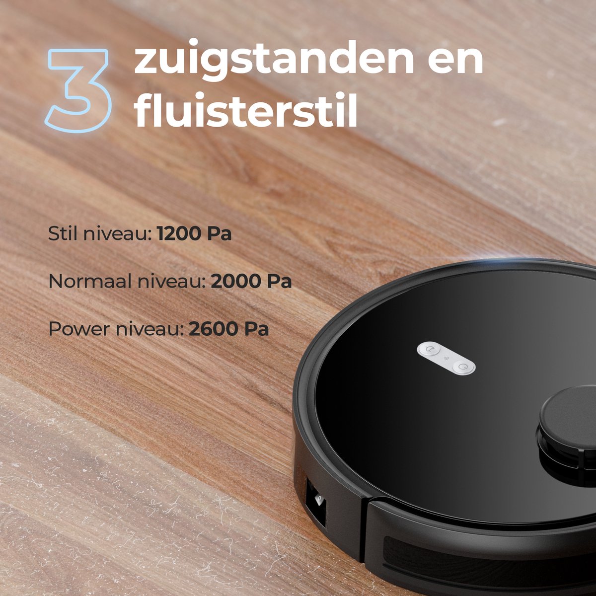 Roomware Robotstofzuiger met Dweilfunctie SMART Wifi