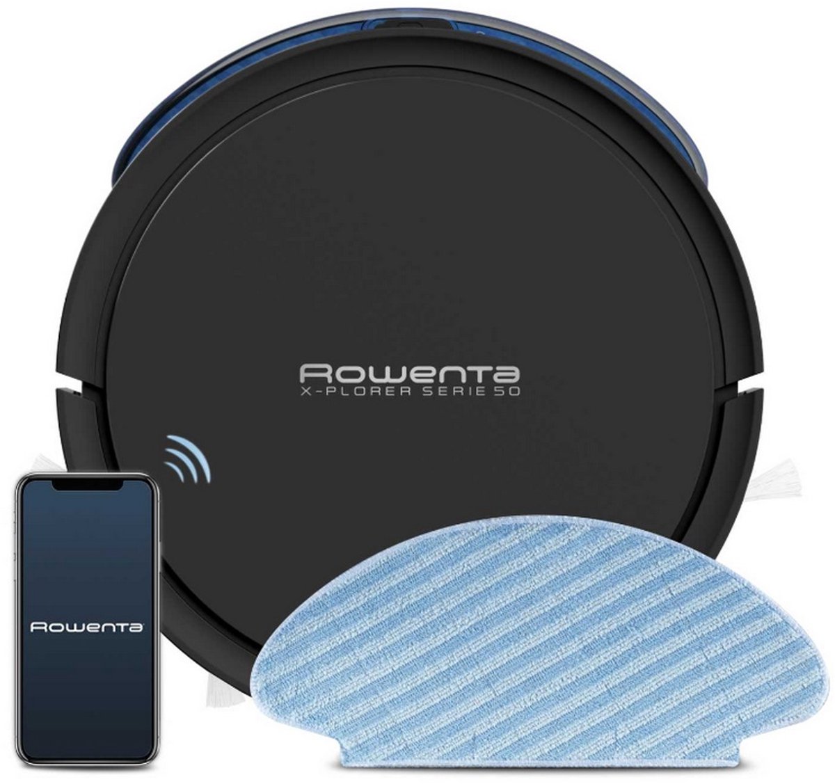 Rowenta RR7375WH Robotstofzuiger Zwart