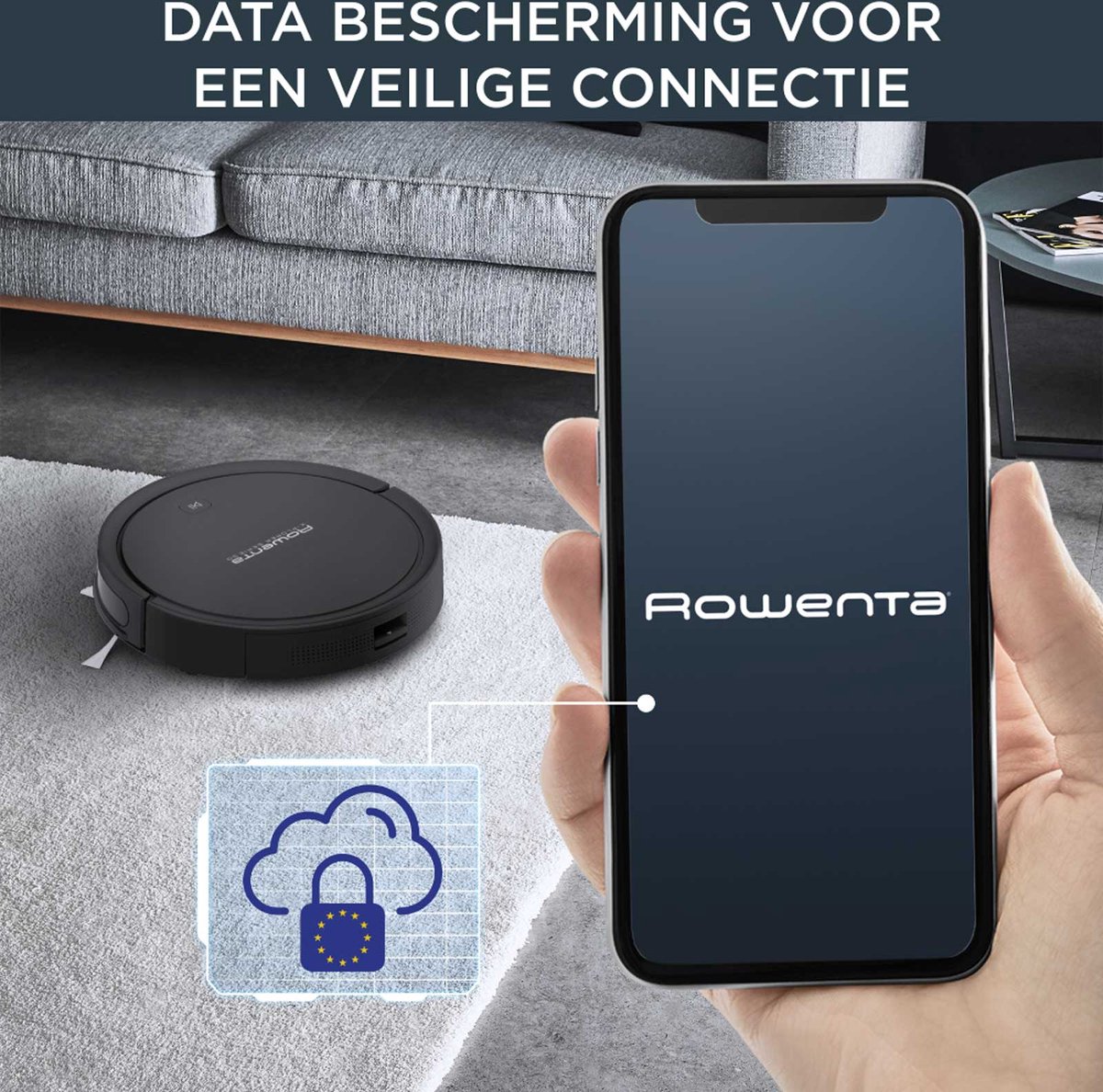 Rowenta RR7375WH Robotstofzuiger Zwart