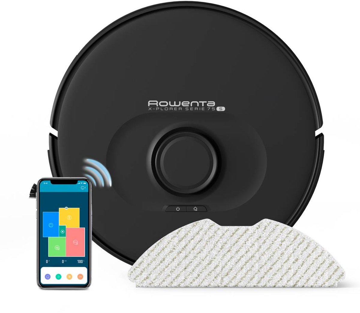 Rowenta X-Plorer Serie 75S RR8575 Robotstofzuiger Zwart