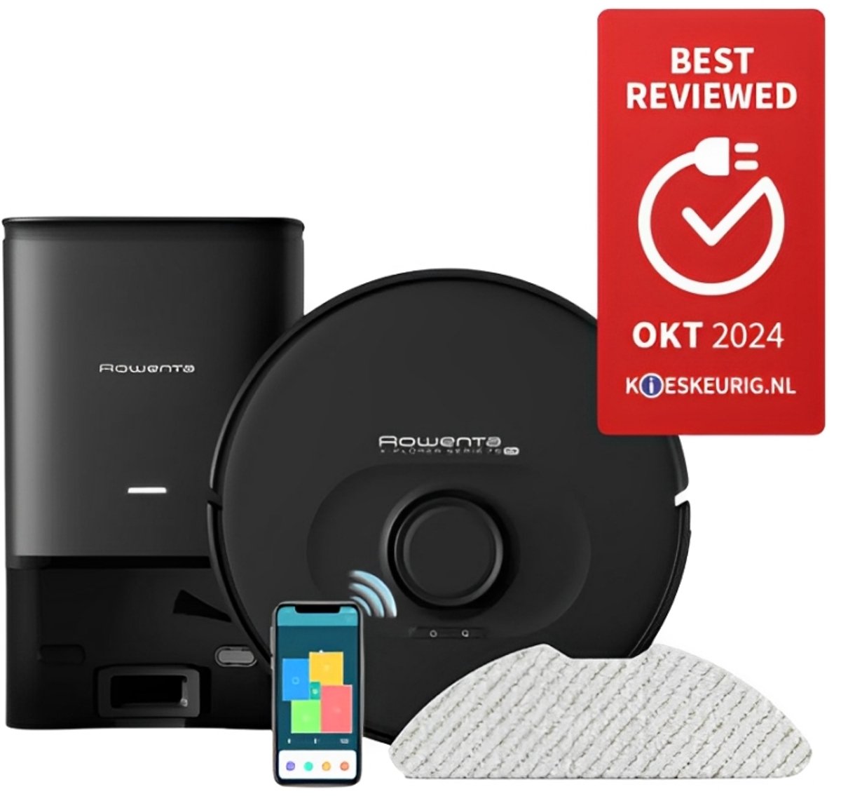Rowenta X-Plorer Serie 75S+ RR8585 Robotstofzuiger Zwart