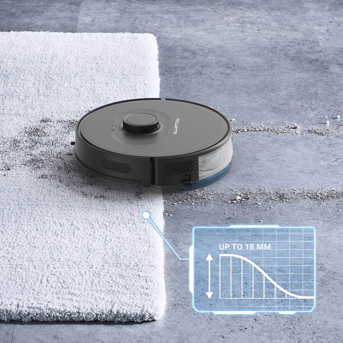 Rowenta X-Plorer Serie 75S+ RR8585 Robotstofzuiger Zwart