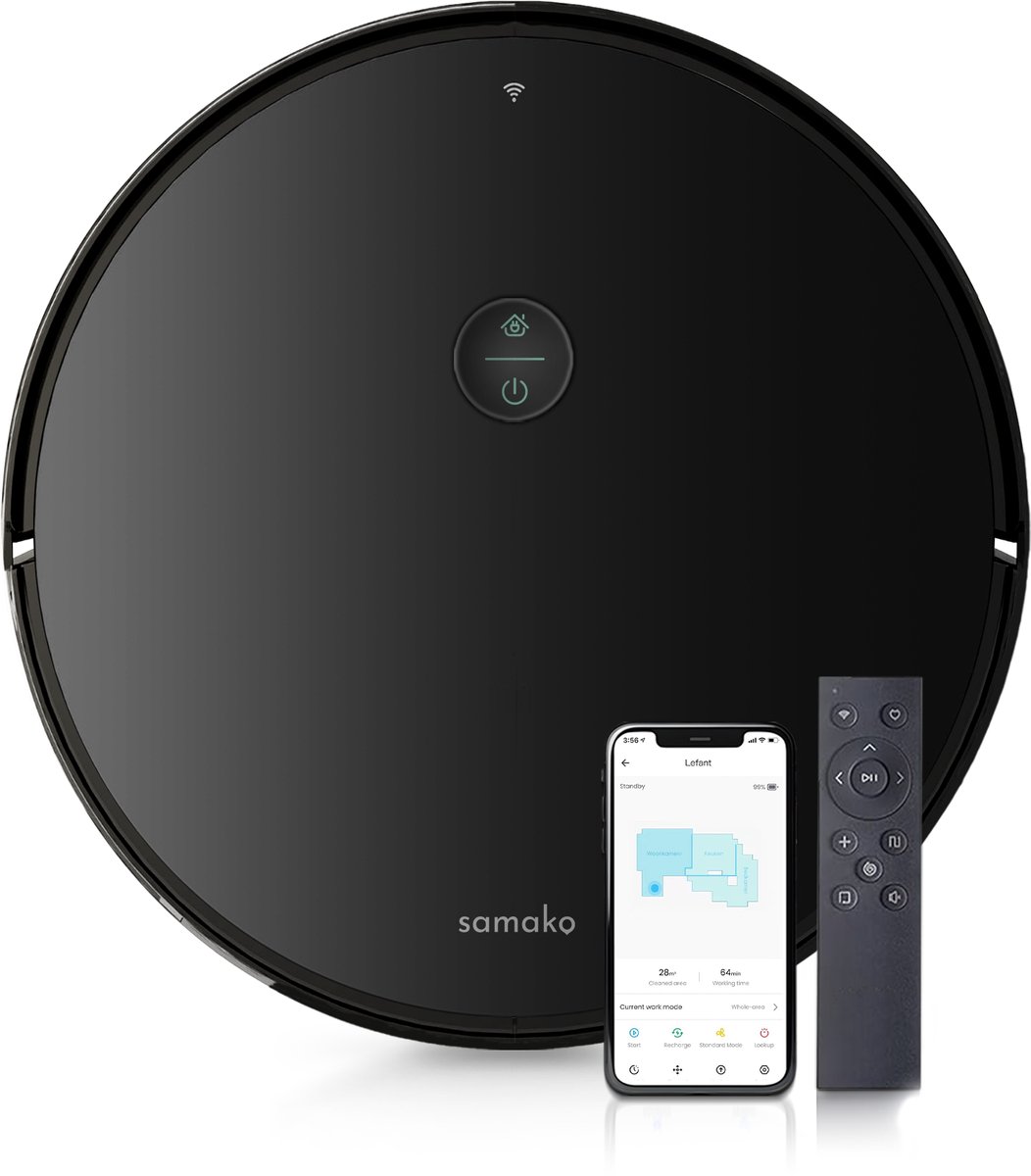 Samako TurboFlow robotstofzuiger met dweilfunctie