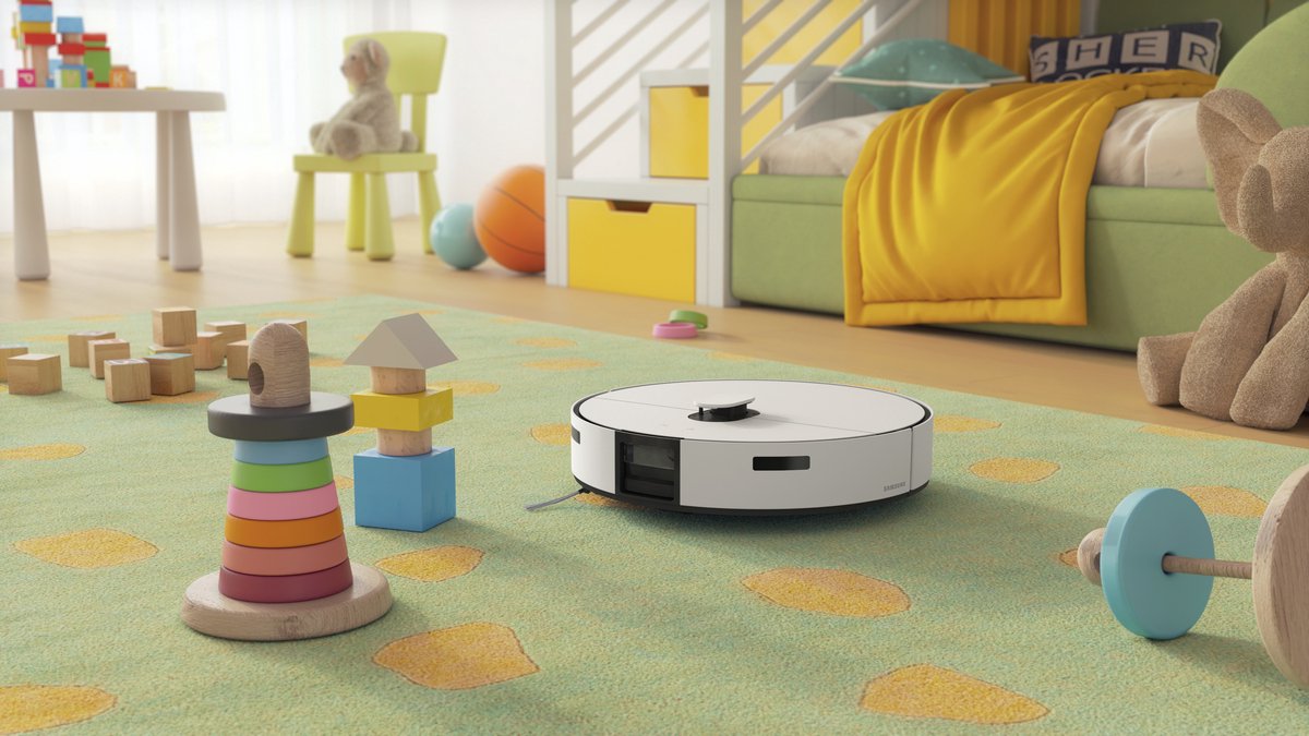 Samsung Bespoke Jet Bot VR7MD96514G robotstofzuiger satijngrijs
