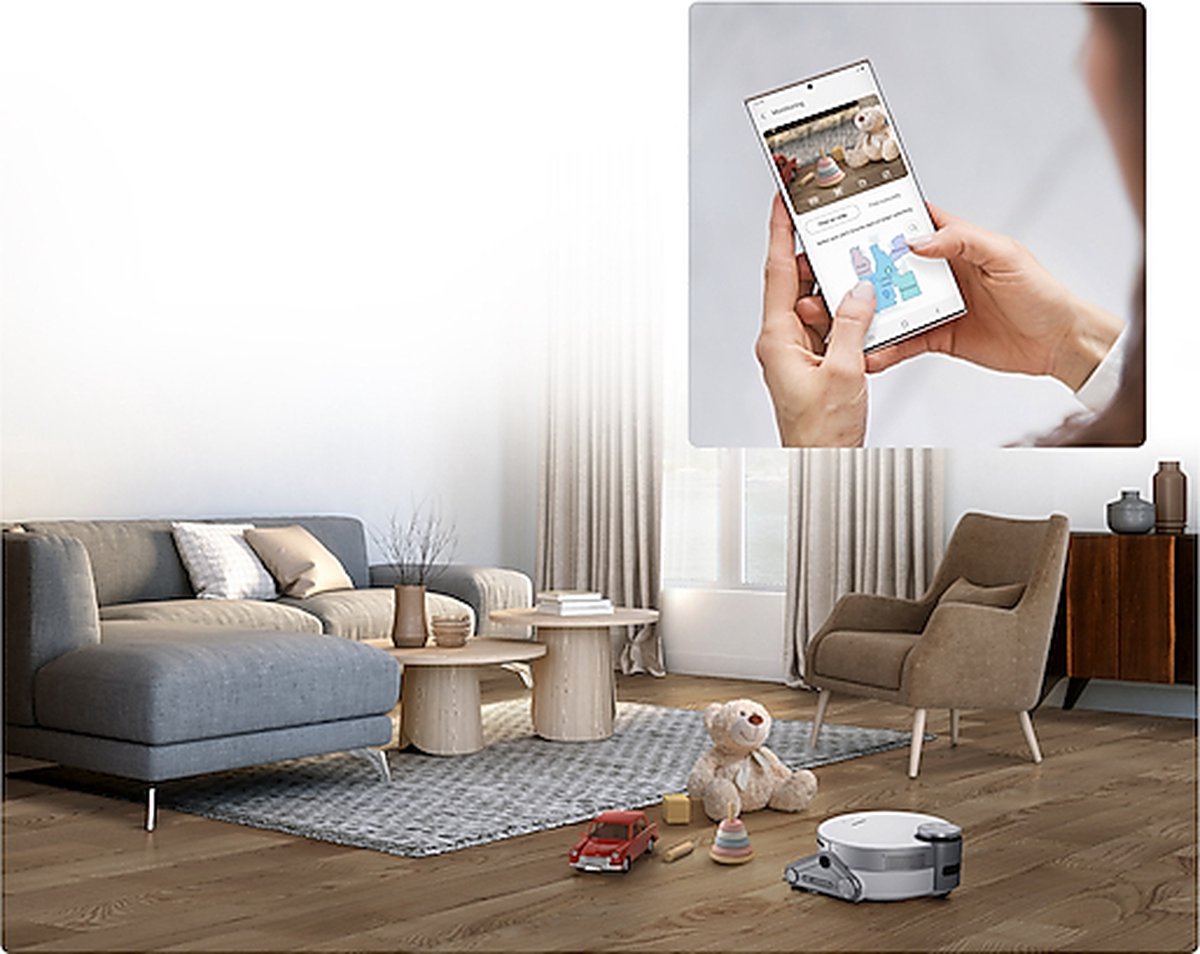 Samsung VR50T95735W/EU Robotstofzuiger Wit 2,7L