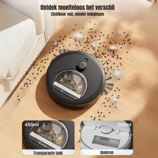 SCH® Robotstofzuiger Zwart