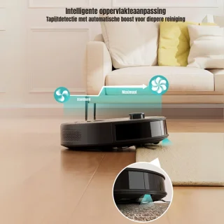 SCH® Robotstofzuiger Zwart