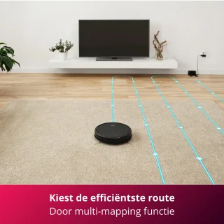 Sencor SRV 3160TQ Robotstofzuiger met Dweilfunctie Zwart
