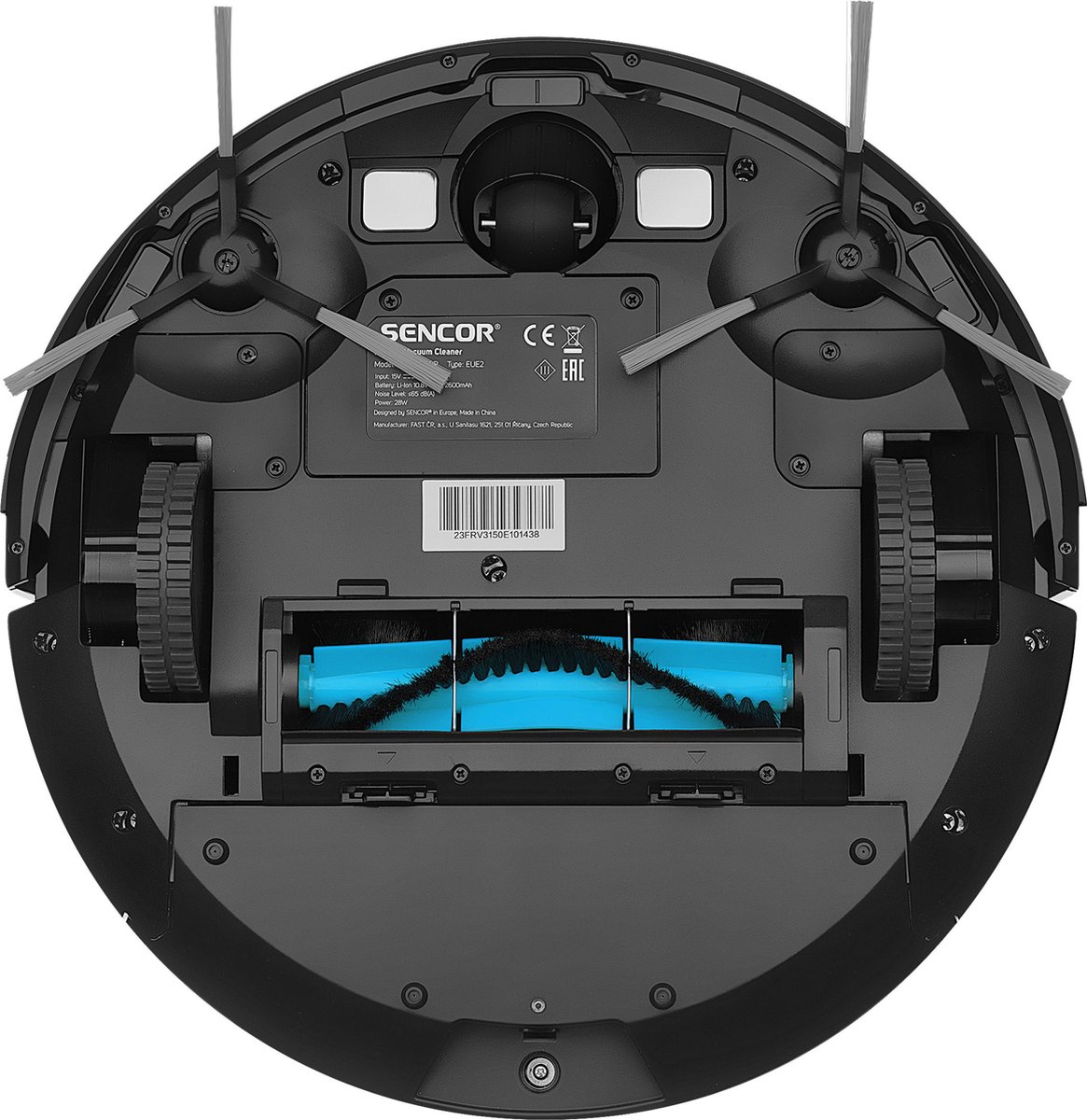 Sencor SRV 3160TQ Robotstofzuiger met Dweilfunctie Zwart