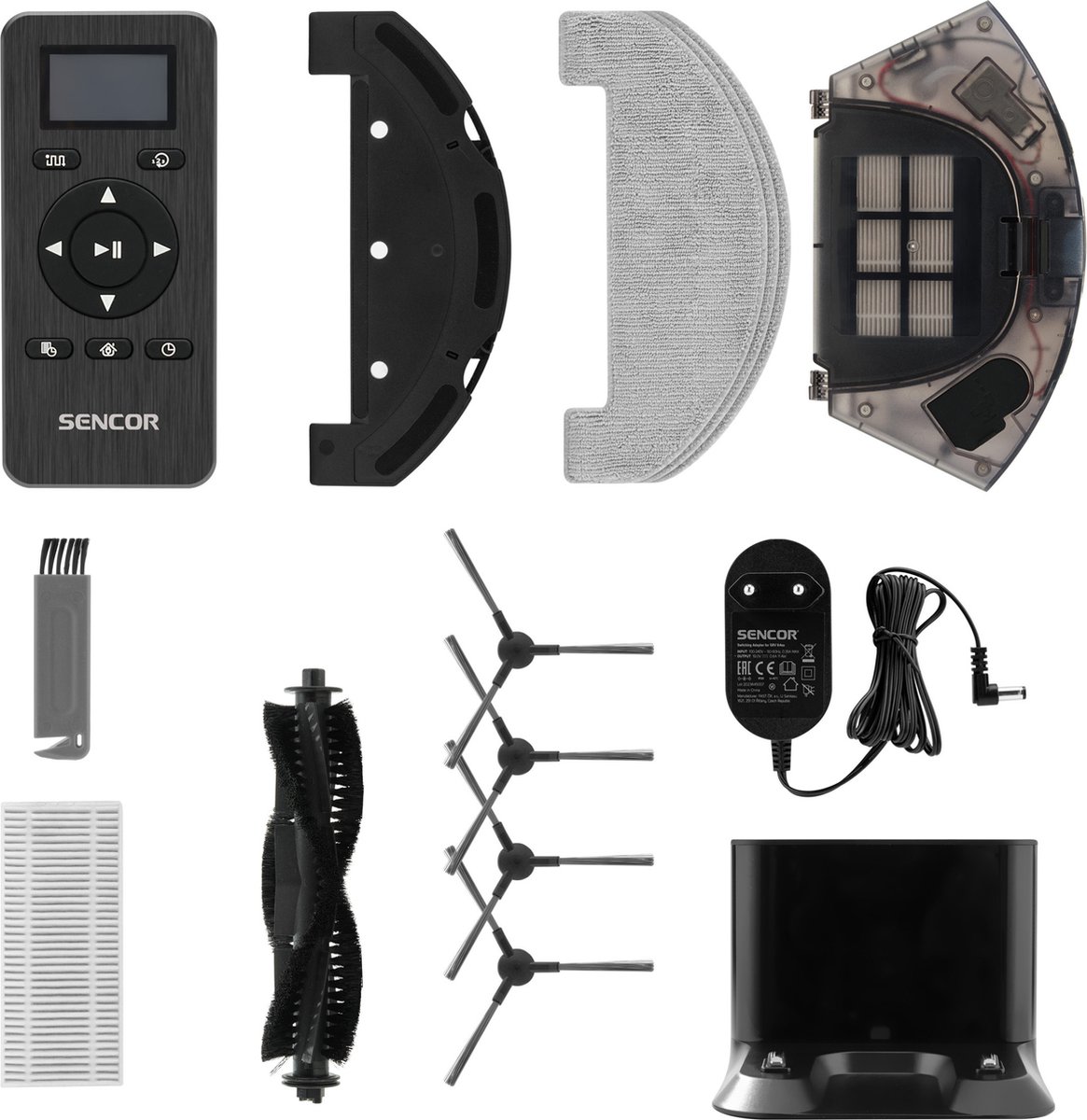 Sencor SRV 6450BK robotstofzuiger met dweilfunctie zwart