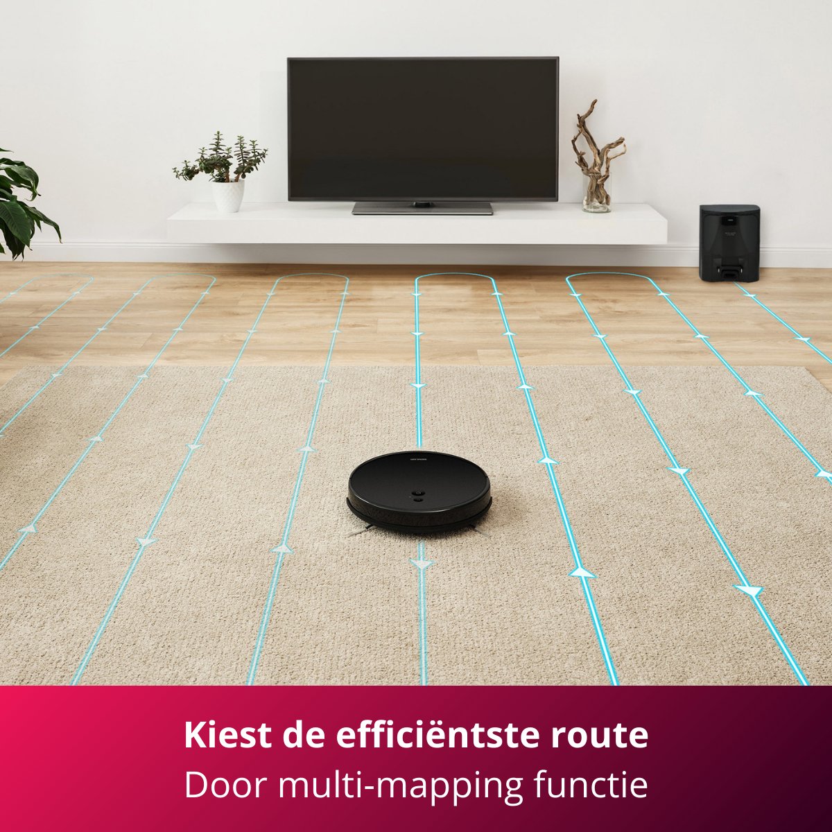 Sencor SRV 6485BK Robotstofzuiger met dweilfunctie Zwart