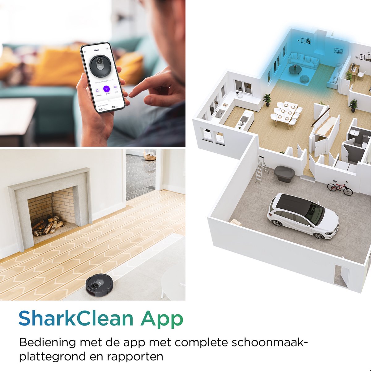 Shark AI Laser Robotstofzuiger RV2001EU