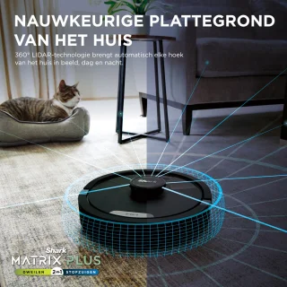 Shark Matrix Plus RV2620WAEU Robotstofzuiger 2-in-1