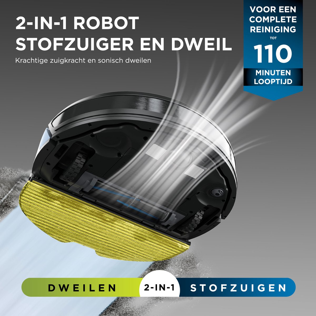 Shark Matrix Plus RV2620WAEU Robotstofzuiger 2-in-1