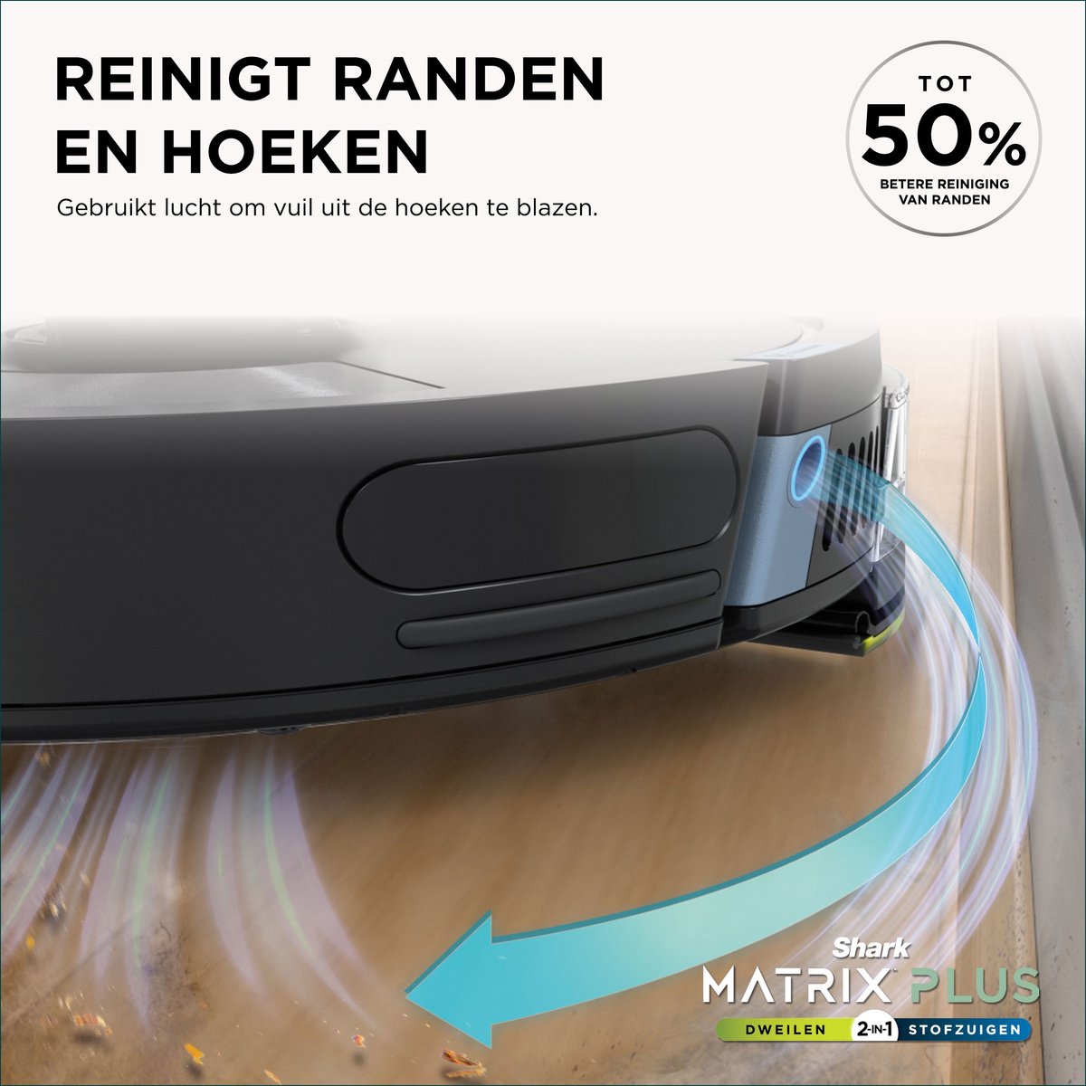 Shark Matrix Plus RV2620WAEU Robotstofzuiger 2-in-1