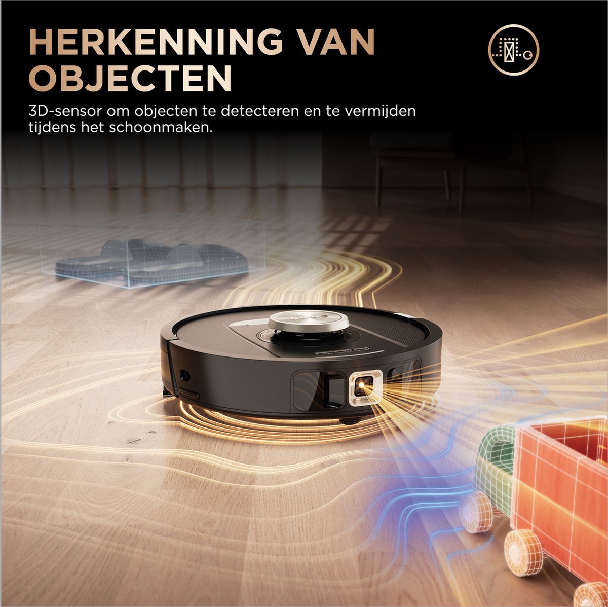 Shark PowerDetect NeverTouch Pro RV2800ZEEU 2-in-1 Robotstofzuiger