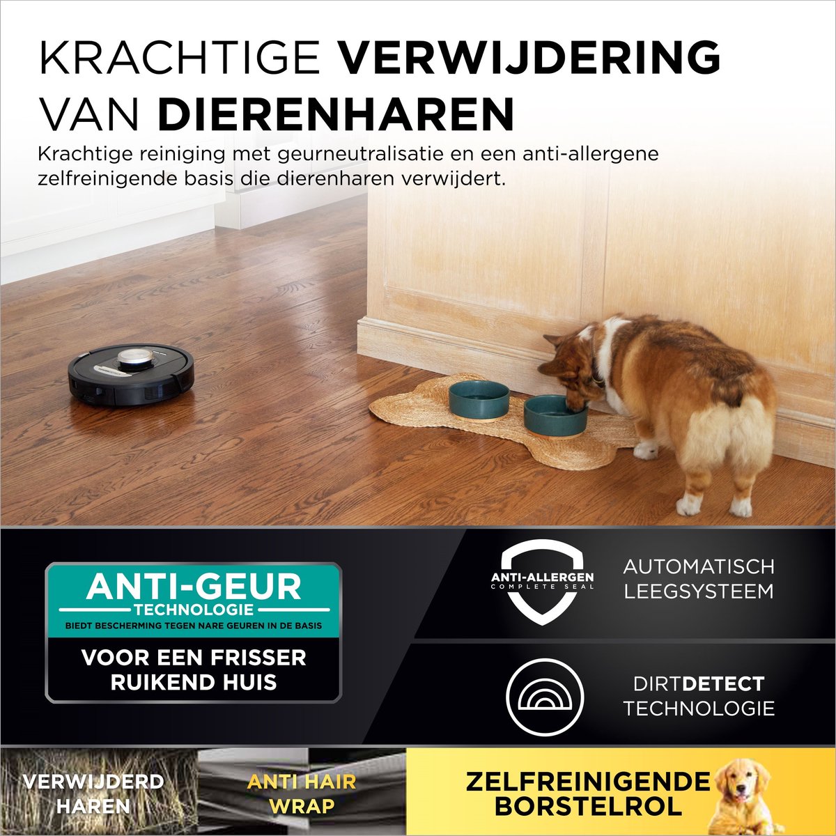 Shark PowerDetect Robotstofzuiger RV2820VEEU
