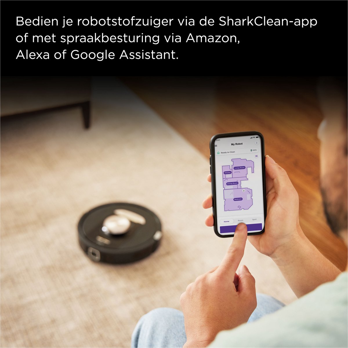 Shark PowerDetect Robotstofzuiger RV2820VEEU