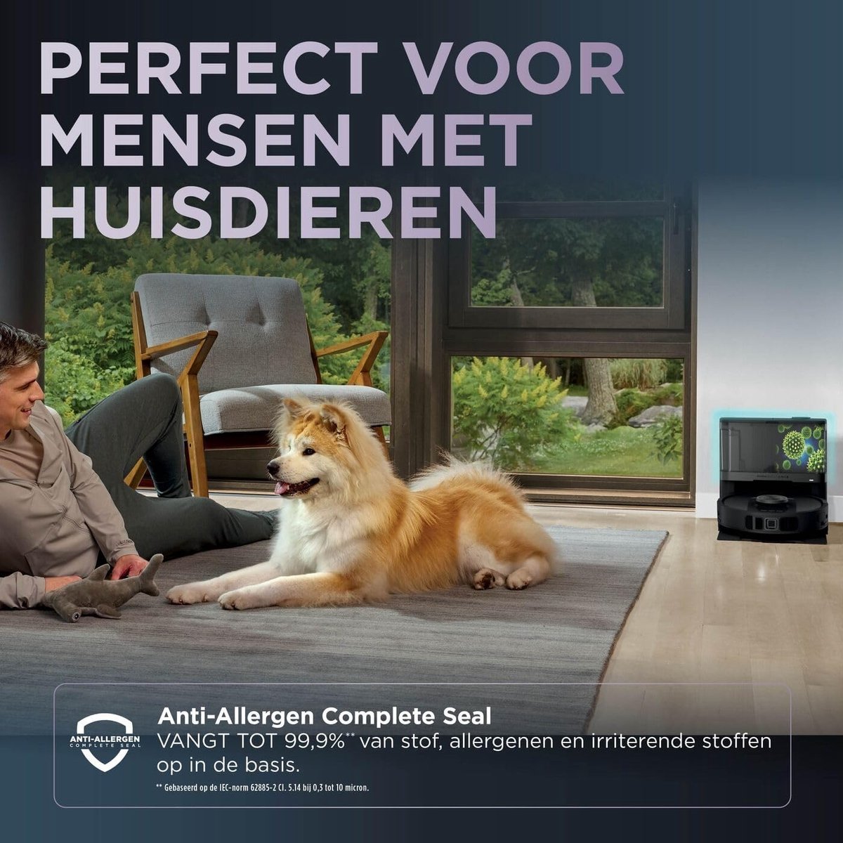 Shark RV2800YEEU PowerDetect NeverTouch Pro 2-in-1 Robotstofzuiger en Mop