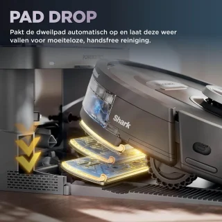 Shark RV2800YEEU PowerDetect NeverTouch Pro 2-in-1 Robotstofzuiger en Mop