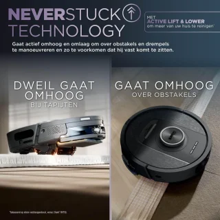 Shark RV2800YEEU PowerDetect NeverTouch Pro 2-in-1 Robotstofzuiger en Mop