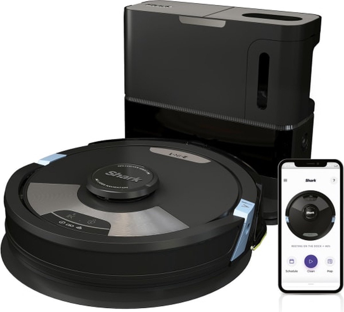 Shark STYLE iQ RV2600WSEU robotstofzuiger zwart