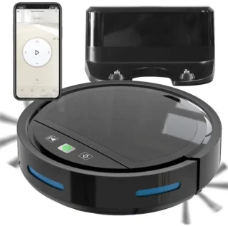 Smart Robot Robotstofzuiger Zwart