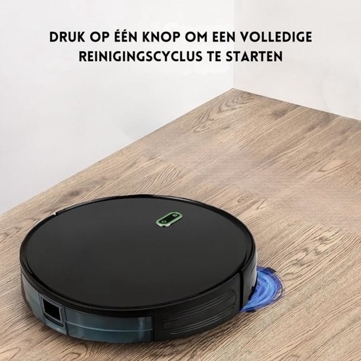 StayPowered Robotstofzuiger met Dweilfunctie Zwart 2600mAh