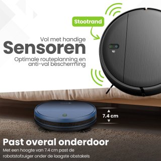 Wat vinden we goed aan de STEGA® RC1400 Robotstofzuiger