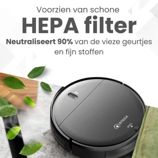 STEGA® RC1400 Robotstofzuiger